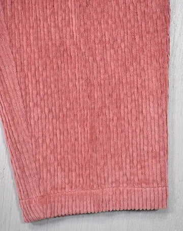 【sale】WEAVY CORDUROY STRETCH PANTS Pink　140cm