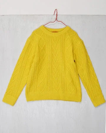 【sale】CABLE KNIT PO Lemon　130cm