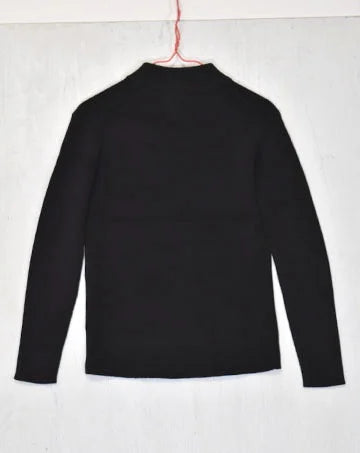 【sale】RIB MOCK KNIT Black　120cm