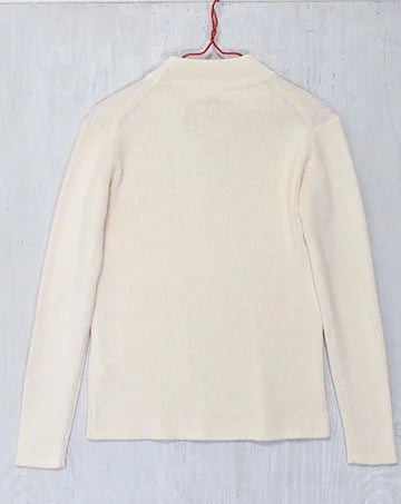 【sale】RIB MOCK KNIT OffWhite　120cm