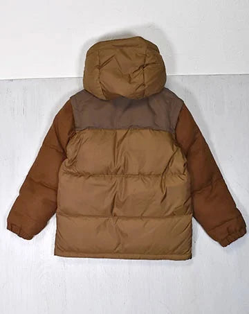 【sale】SHETLAND WOOL 4WAY DOWN JACKET Camel　130cm,140cm