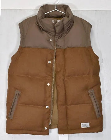 【sale】SHETLAND WOOL 4WAY DOWN JACKET Camel　130cm,140cm