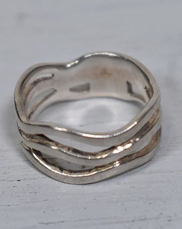 #1733 VINTAGE SILVER RING UK