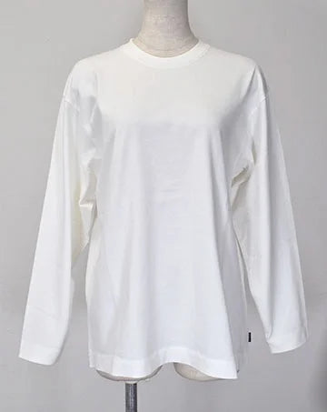 【sale】G/D CANVAS L/S TEE White　4