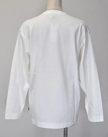 【sale】G/D CANVAS L/S TEE White　4