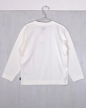 【sale】G/D CANVAS L/S TEE White　120cm,130cm