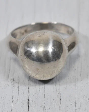 #1743 VINTAGE SILVER RING UK