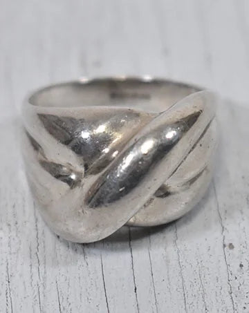 #844 VINTAGE SILVER RING UK