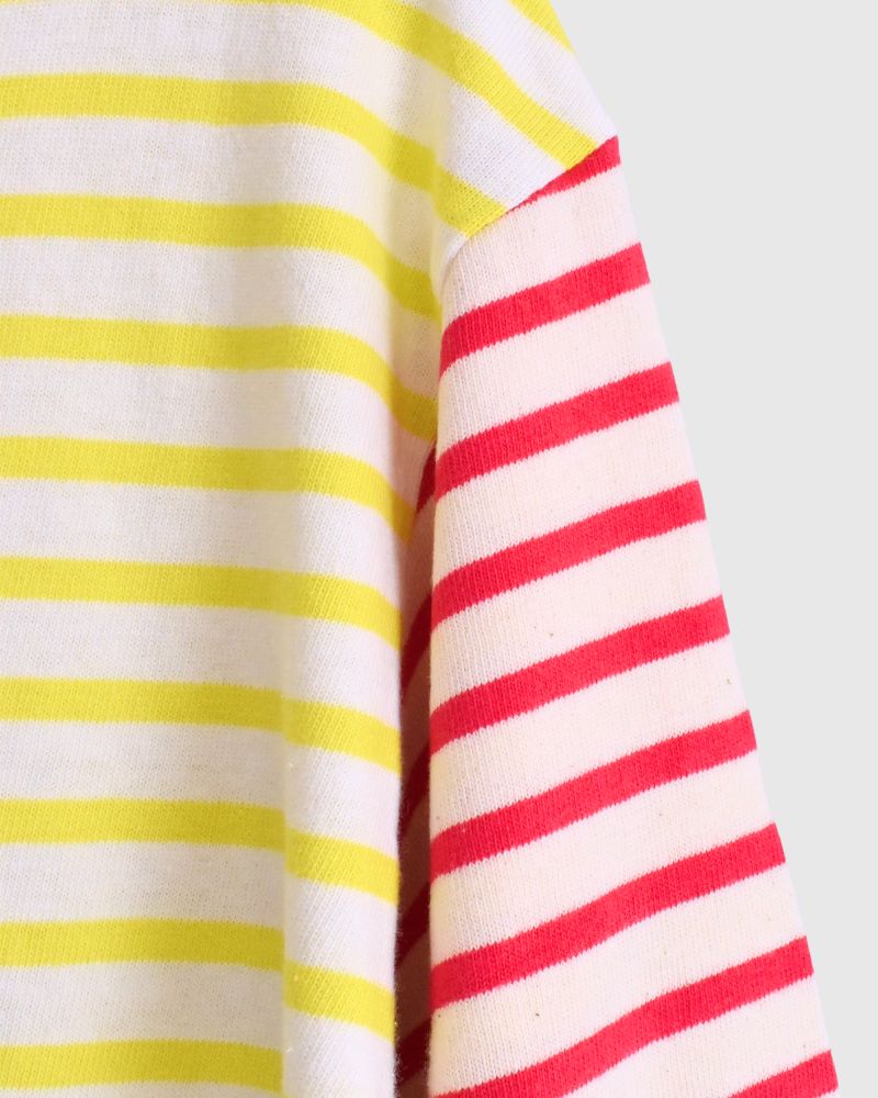 【sale】ボーダーテンジク ボートネック TEE Crazy　01,02