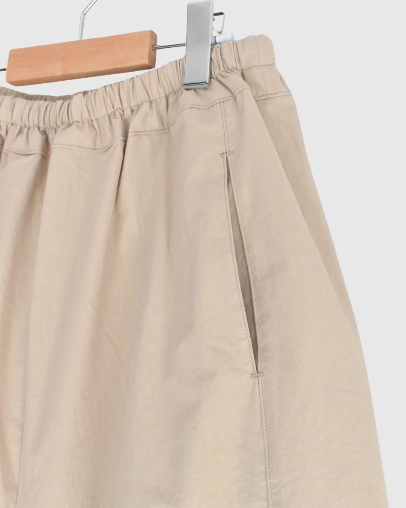 ヴィンテージコットン オーバルパンツ Beige