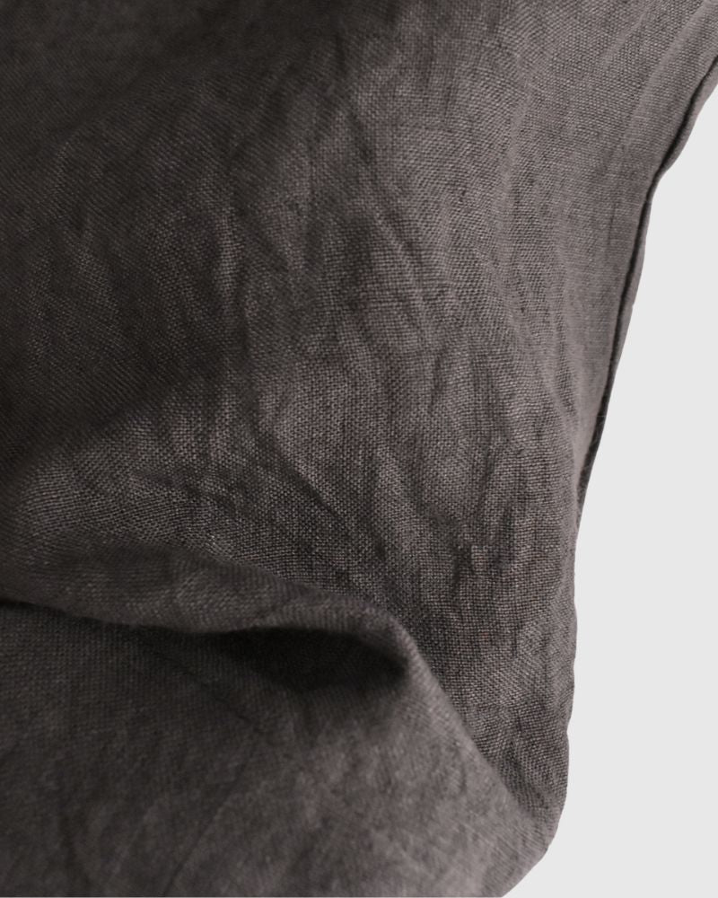 ワイドコクーン ギャザーパンツ（LINEN） Brown