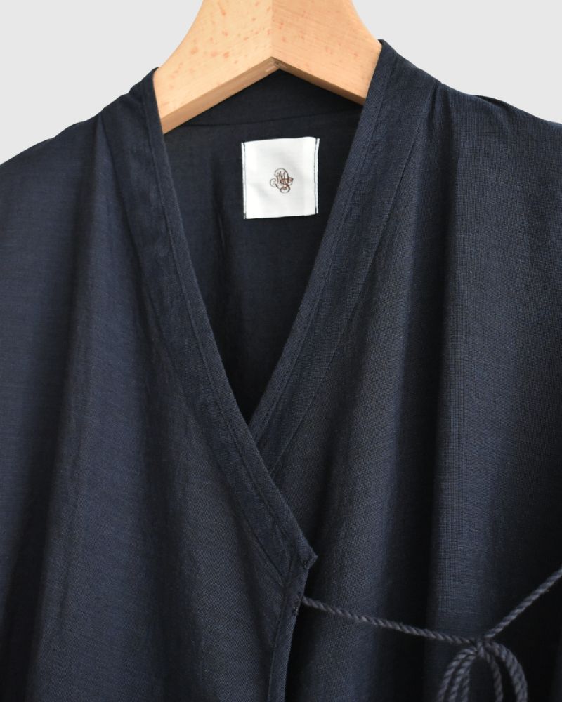 HANDWOVEN COTTON HAKEME CACHE COEUR DarkNavy