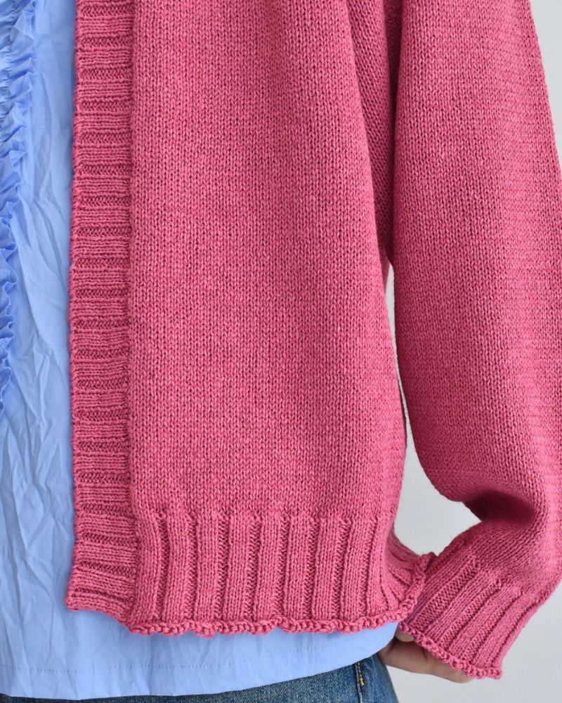 ラグランスリーブカーディガン Pink