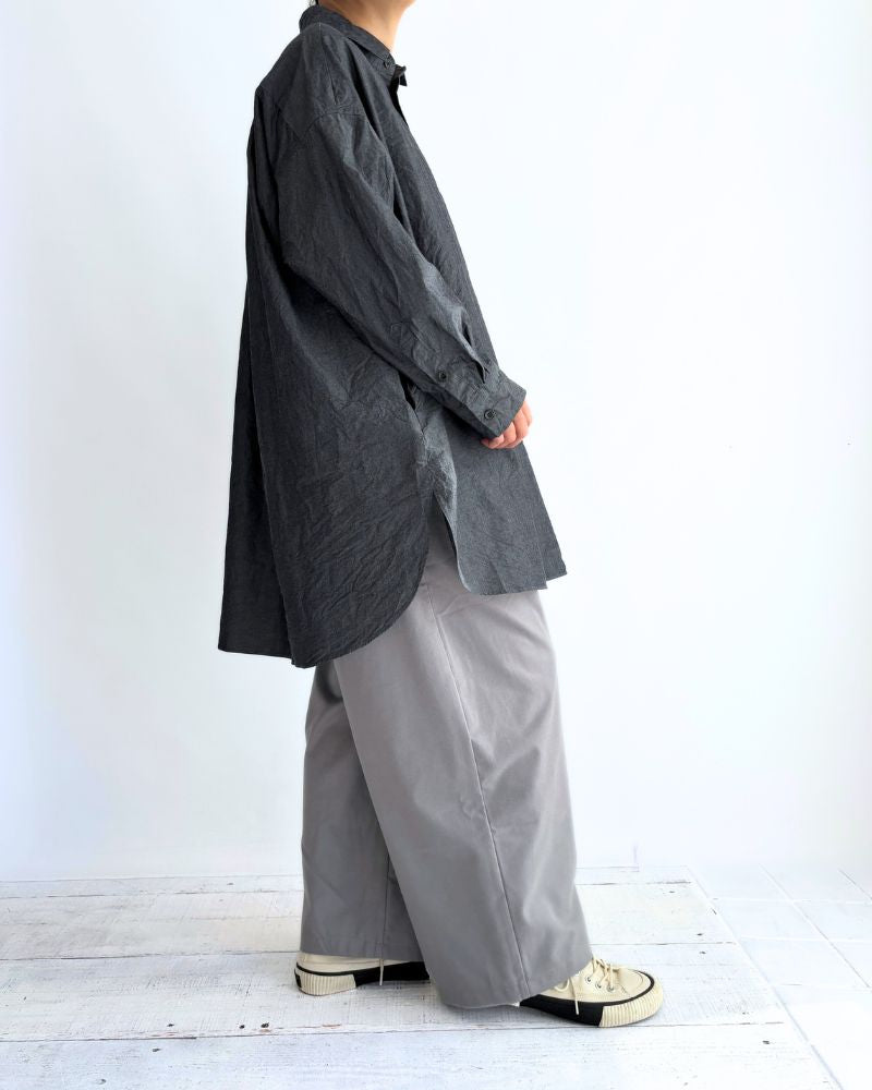 タイムレスロングシャツ Indigo