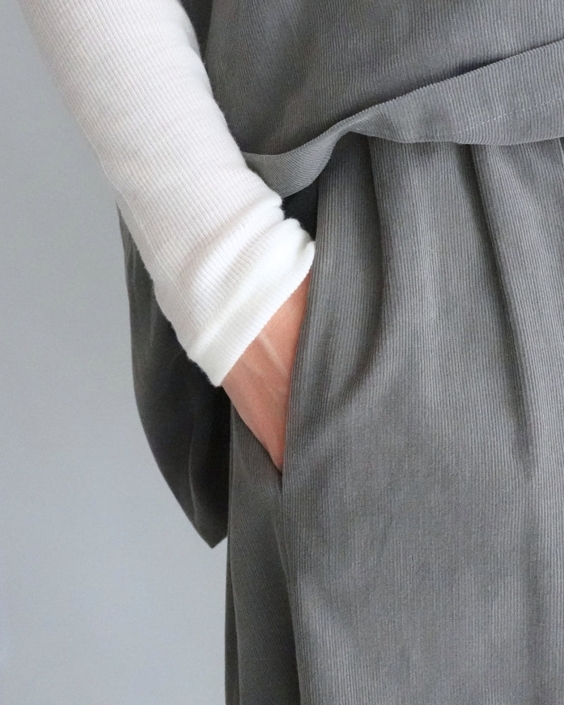イージータックスカート（コーデュロイ） Gray