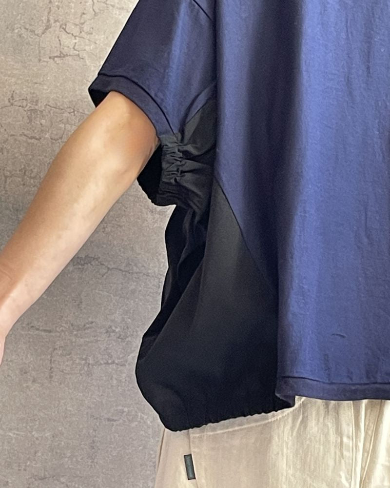 【追加生産】S/S 8T010 異素材スラッシュTee （6月中旬）