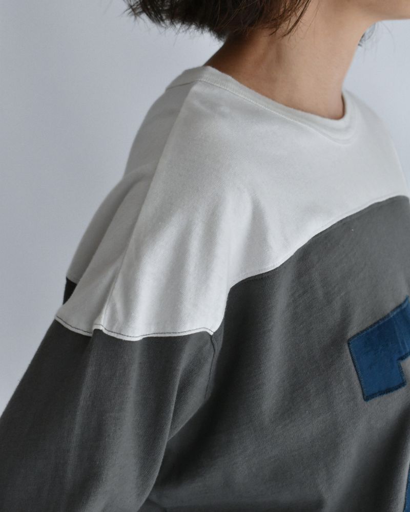 ナンバリング ワイドTシャツ Gray