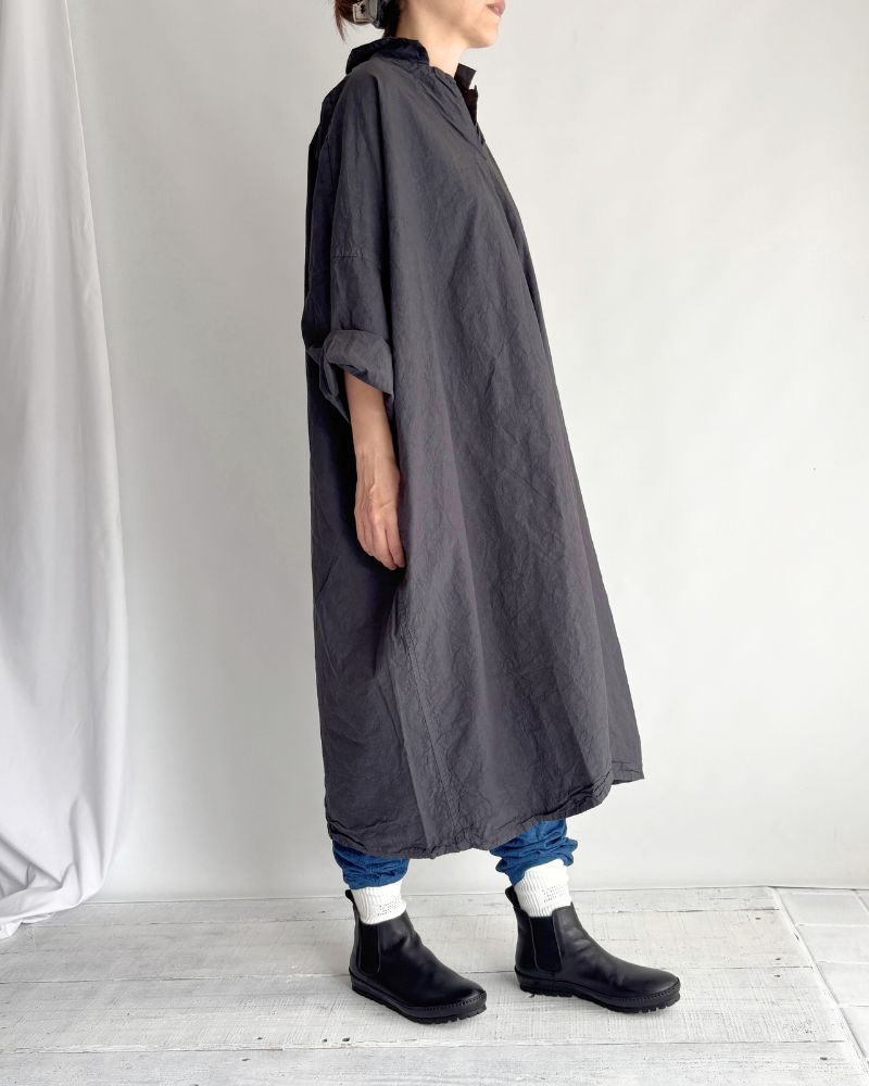 コットンワイドシルエットワンピース Gray