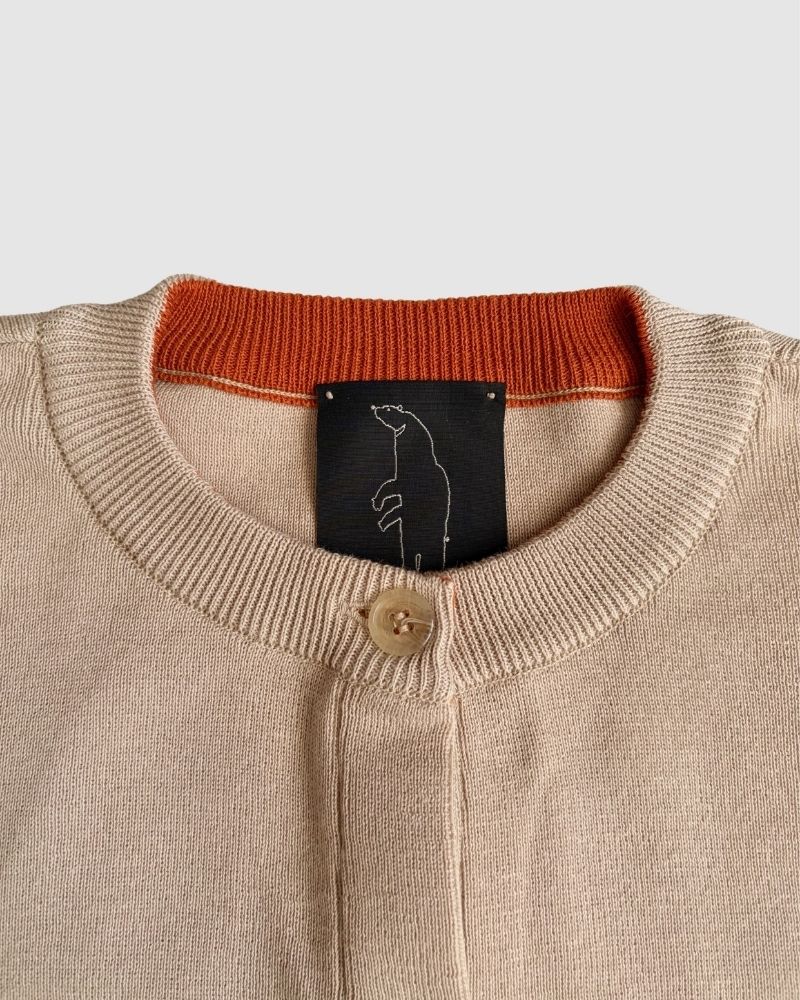 【予約】A/W TT166b コットンでできたニットカーディガン（8月）