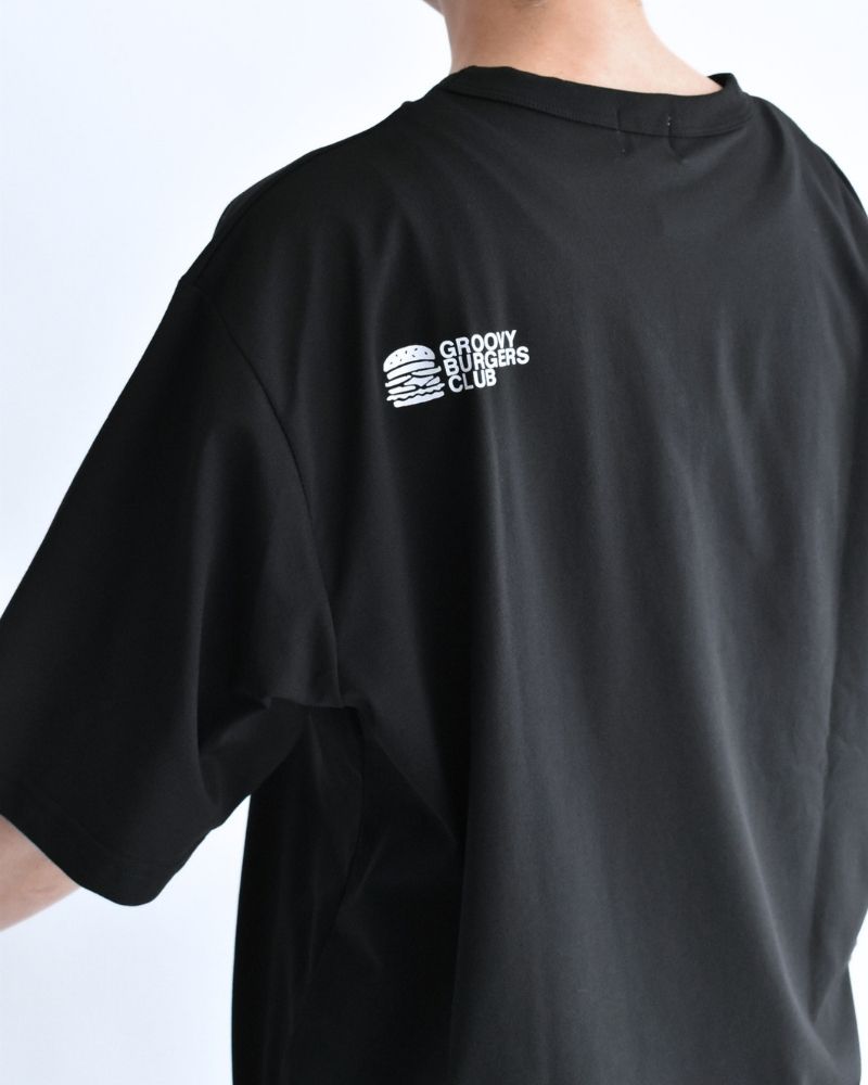 PTT GROOVY BURGERS Tシャツ (MENS) Black