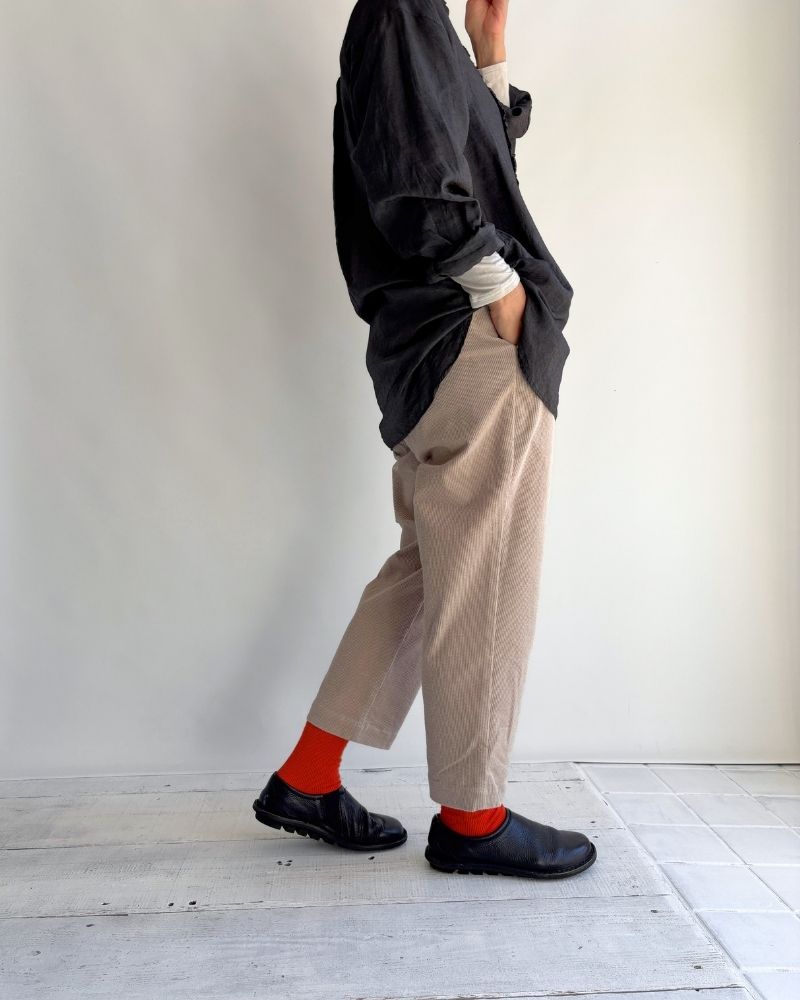 11WALE CORDUROY EASY TAPERED PANTS Beige