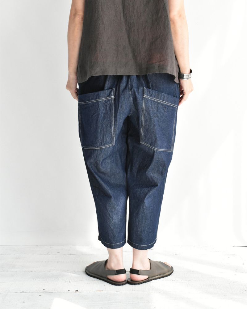ビックポケットペグトップパンツ (DENIM) Indigo