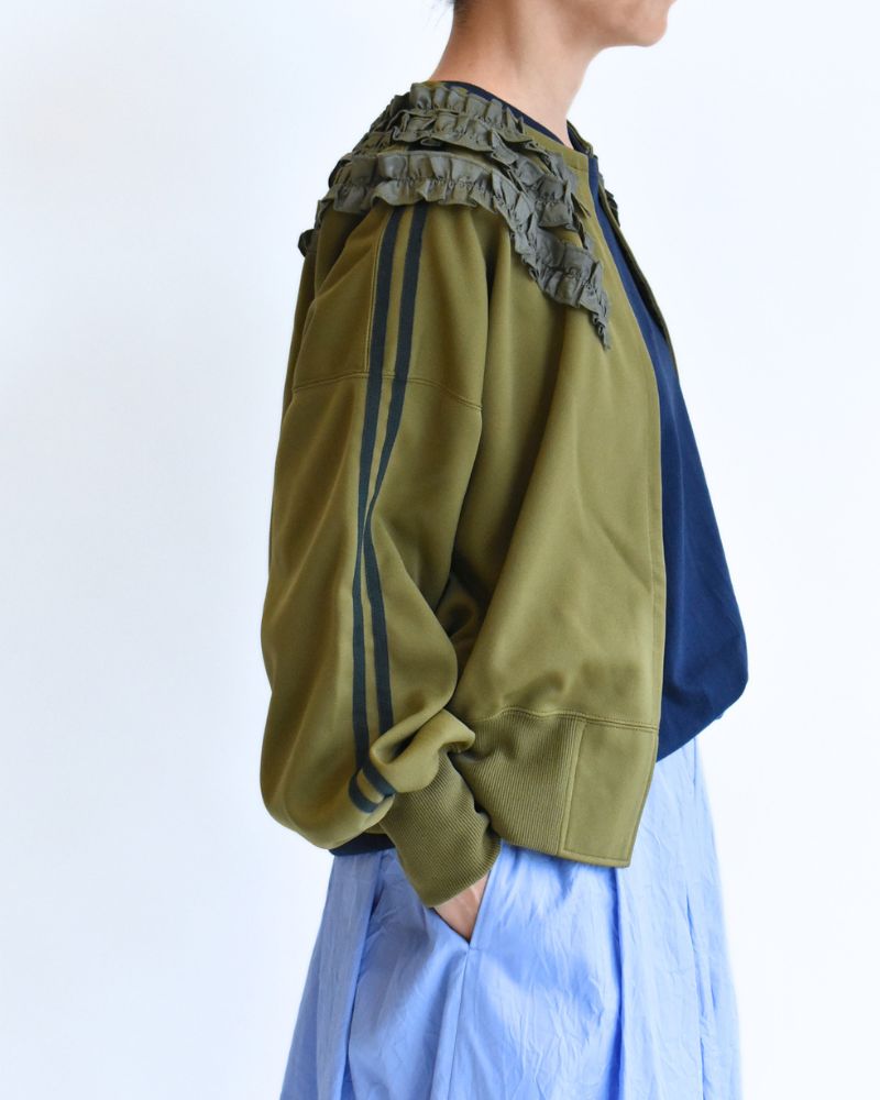 トラックフリルカーデ Khaki