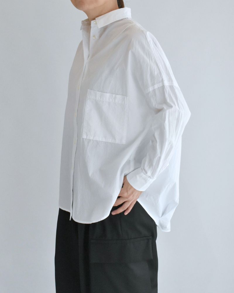 タックコクーンシャツ White