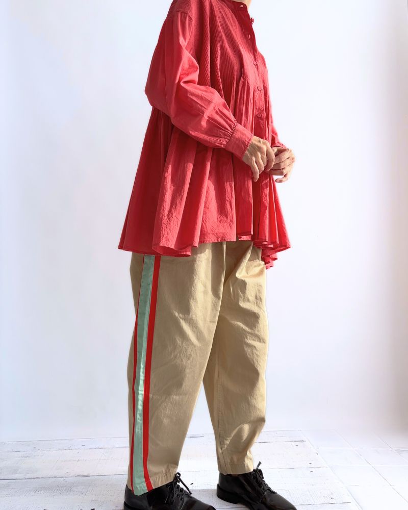 コンパクトチノ PENNIE リメイクベースボールパンツ OffWhite