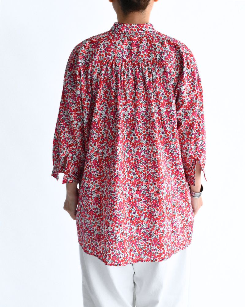 スキッパーシャツ（LIBERTY） WiltshireRed
