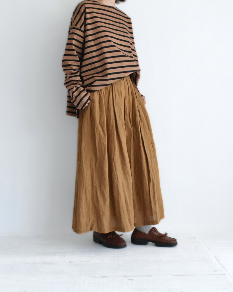 ボーダー プルオーバー Mocha/Black