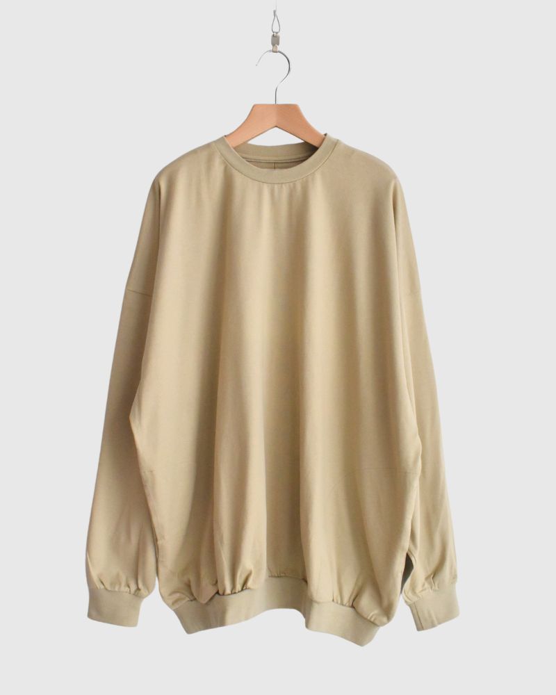 【sale】ファットスリーブプルオーバーBeige