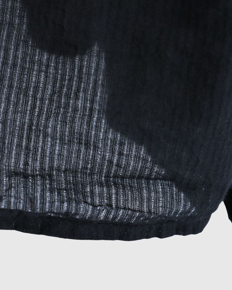CREW-NECK 3/4 SL SHIRT WITH MINI PINTUCK Marine