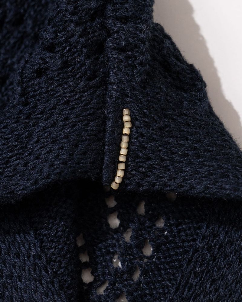 【予約】S/S TT194 コットンリネンのニットベスト（3月）