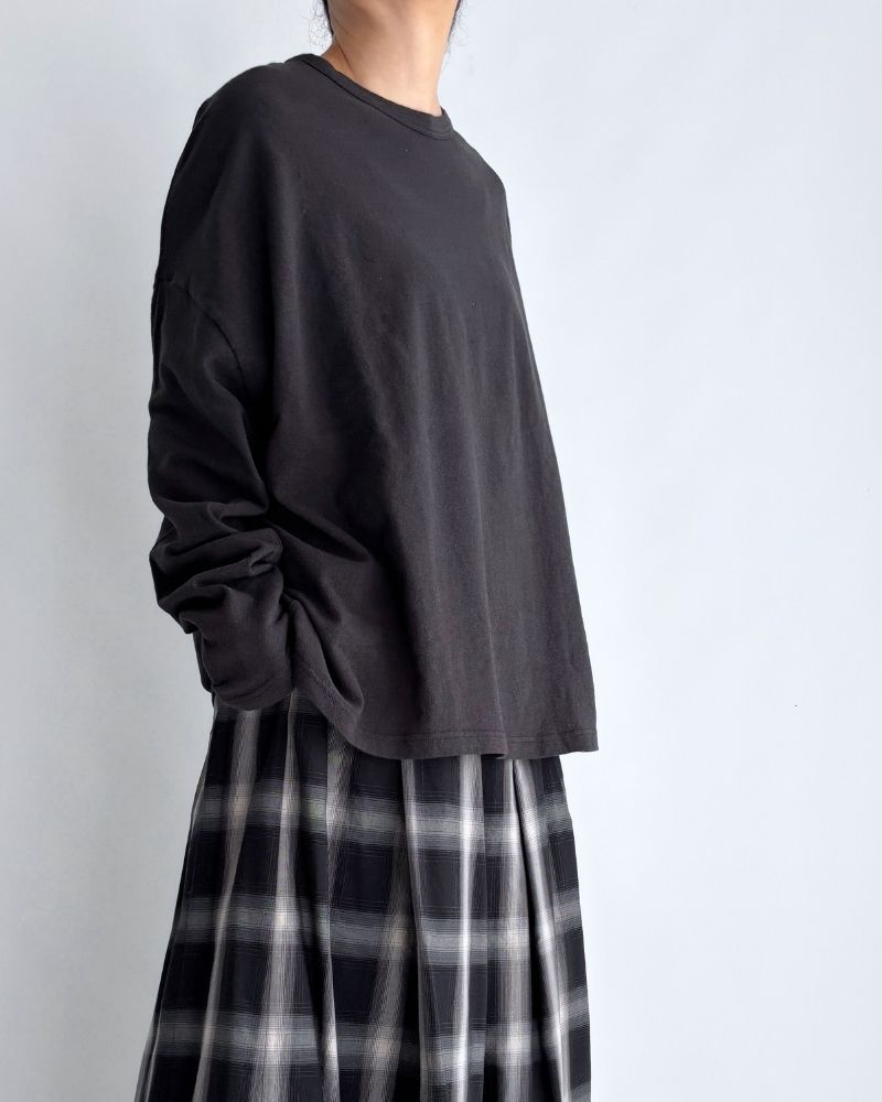 ジャージー ルーズプルオーバー