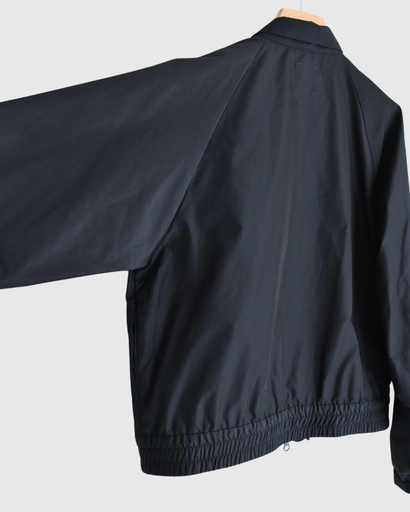 フロントフリル ZIPUP ジャンパー Navy