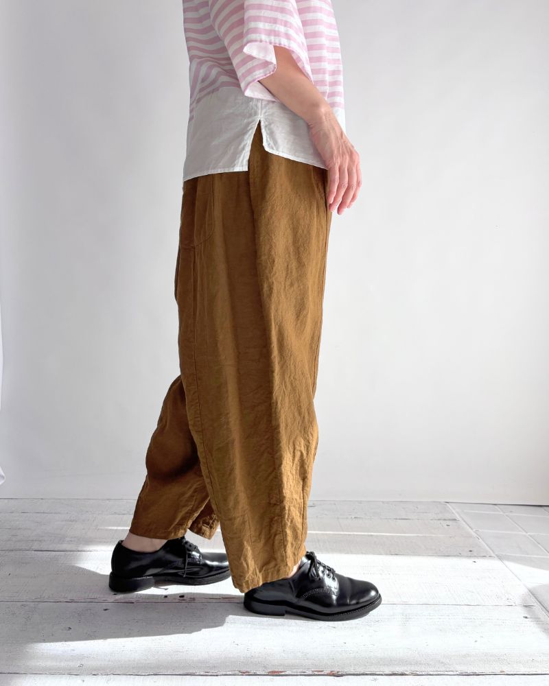 【予約】MS/F G1184 40/リネン チャーリーパンツ（6月初旬 - 6月中旬）