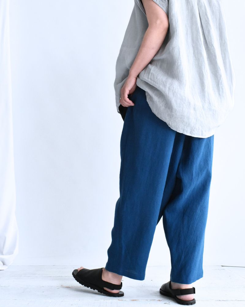 エッグパンツ（LINEN/RAMY） Blue