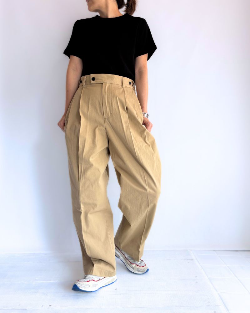 KARL-CHINO センタープレスパンツ Beige