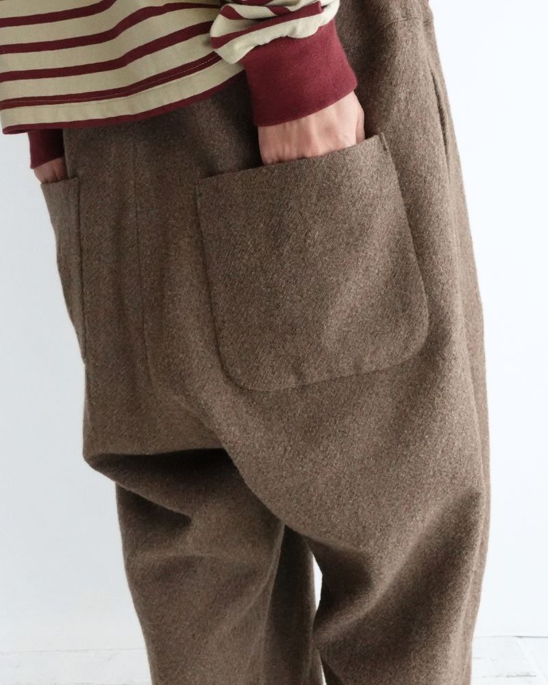 ウールパンツ Brown