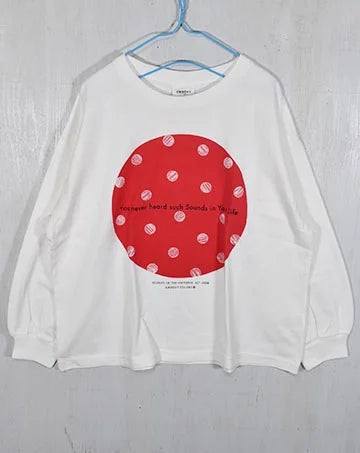 【sale】テンジク CIRCLE BAT WING TEE Red　150cm