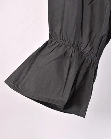 【sale】DRAWSTRING BLOUSE Gray　1