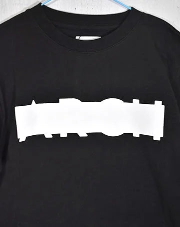 【sale】CLEAR COTTON SHADOW ARCH L/S TEE Black　130cm