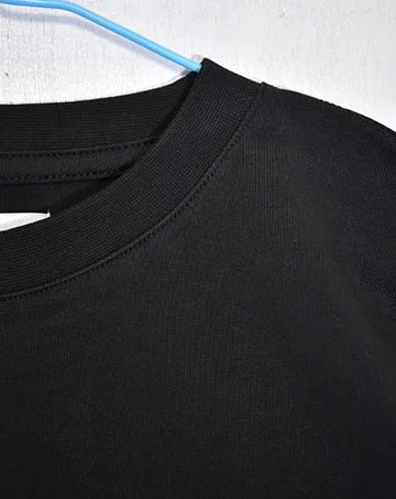 【sale】CLEAR COTTON SHADOW ARCH L/S TEE Black　130cm