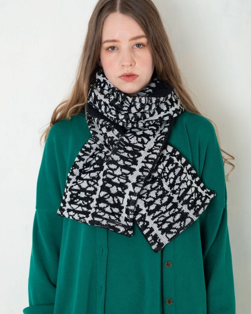 【予約】A/W TG061 めがねニットのマフラー（9月）