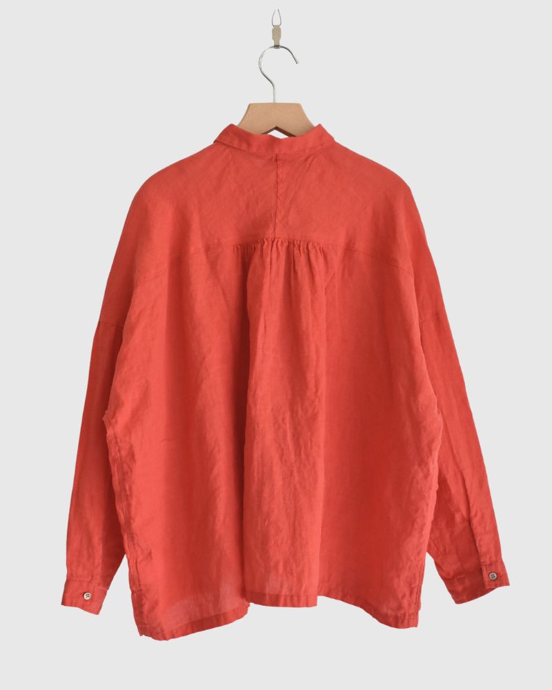 フレンチリネンシャツ Red
