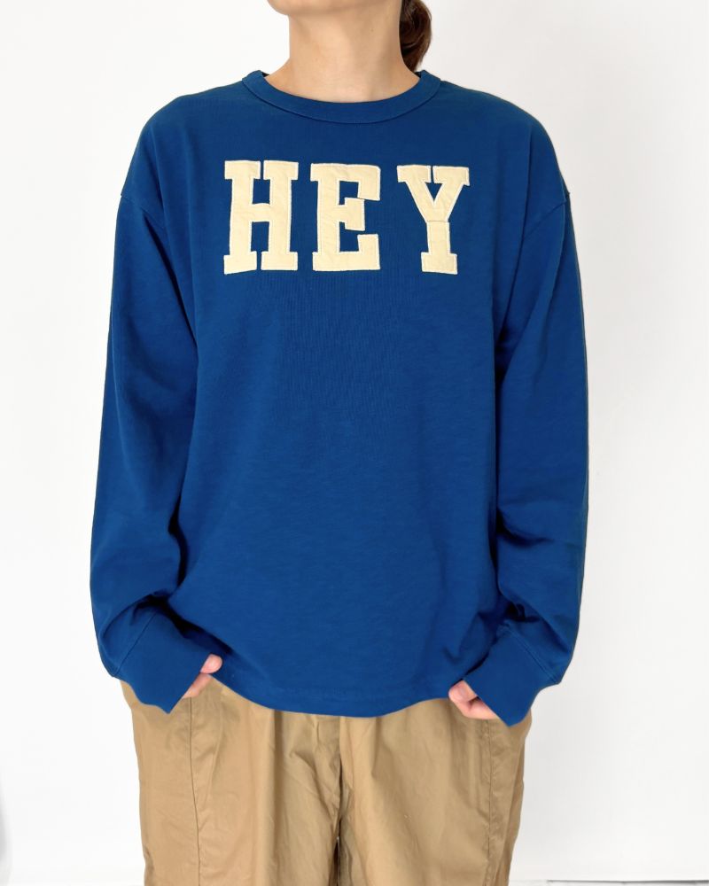 HEY ロングスリーブTシャツ Navy