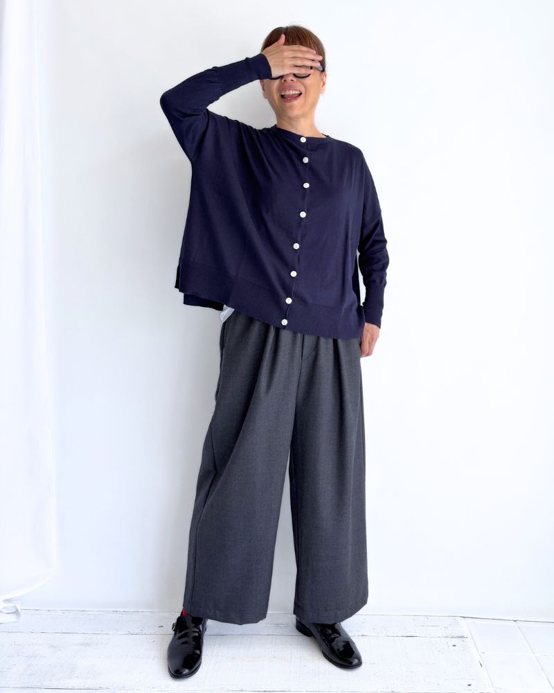 5COL 2WAY カーディガン InkNavy