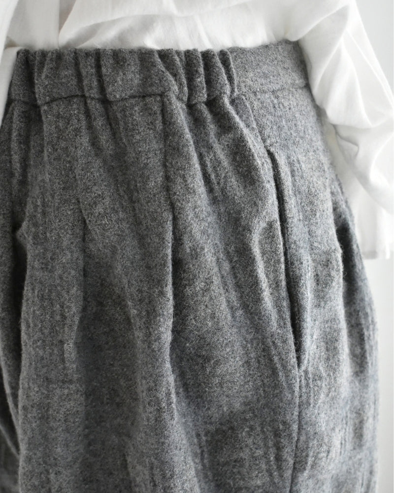 ウールチェックパンツ Gray
