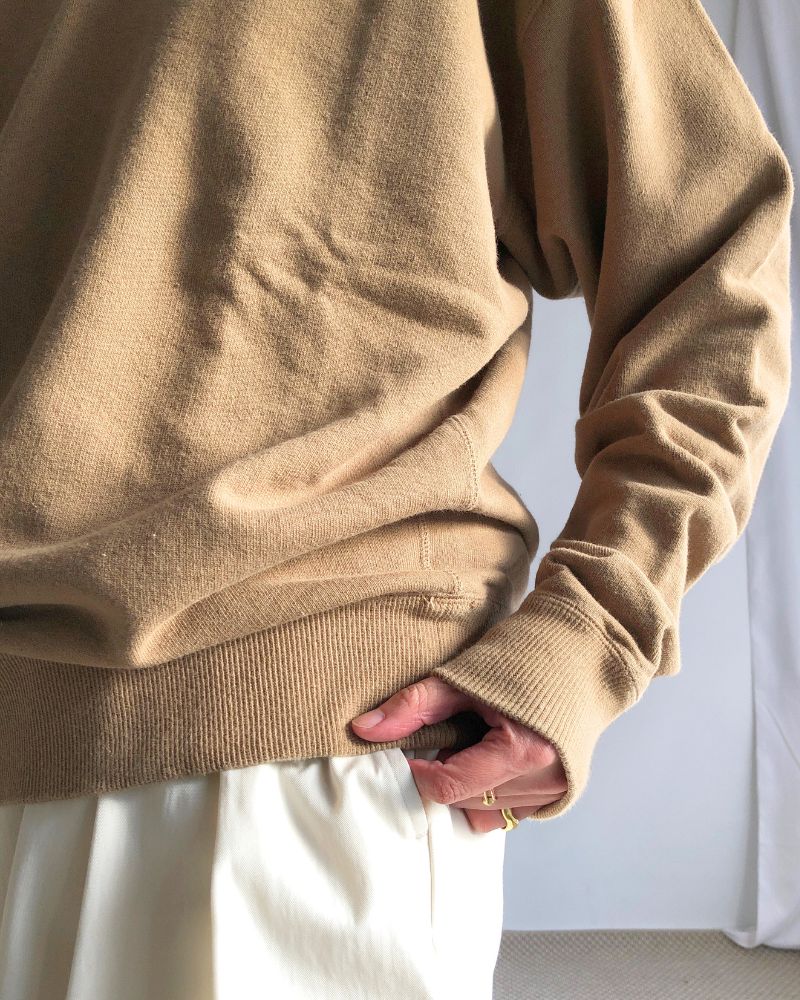 SWEAT SHIRT BrownCamel